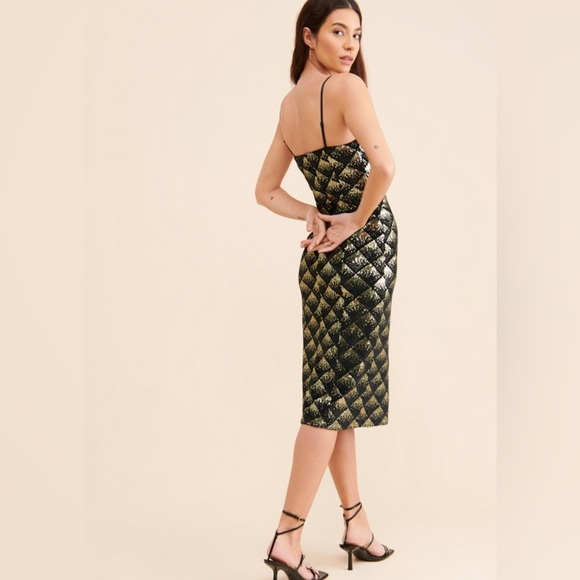 Anthropologie Sequin Midi Dress by Awaylee - Picture 3 of 16